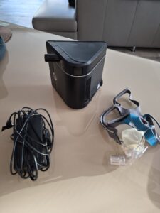 Schlafgerät mit viel Zubhör