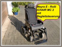 Elektro Rollstuhl Meyra iCHAIR MC2 mit Begleitsteuerung