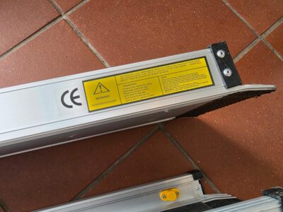 Rollstuhlrampen Teleskoprampen 100cm / 180cm Auffahrrampen