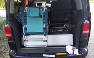 T5 Seitenlift 3 Rollstühle