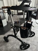 Saljol Allround Rollator AR62 Magic Black-aus Carbon - Super leichtgängig