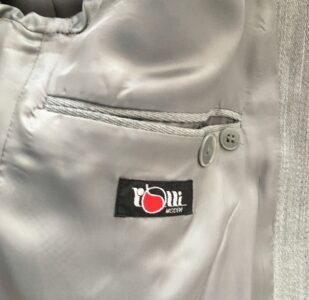 Herren Sakko Rolli-Moden hellgrau Gr. M / 50
