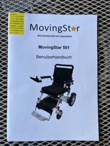 Wendiger Elektro-Rollstuhl MovingStar 501