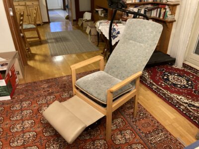 Ergonomischer Pflegesessel el. verstellbar