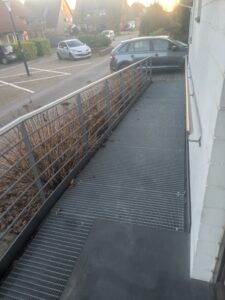 Rollstuhlrampe Hausrampe