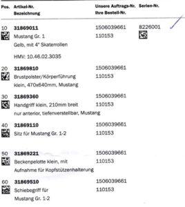 R82 Mustang neu und unbenutzt Gr.1