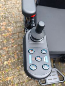 E-Rollstuhl ergoflix LXplus -rot- faltbar
