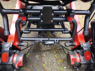 E-Rollstuhl ergoflix LXplus -rot- faltbar